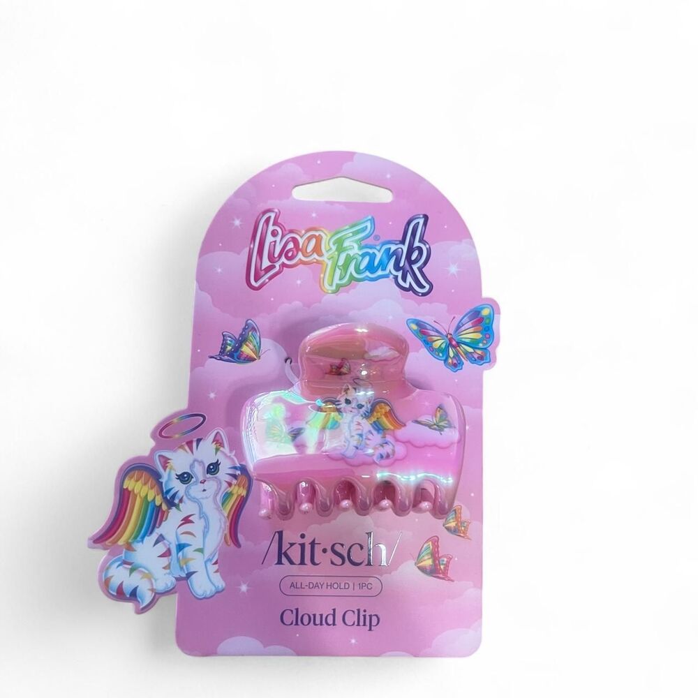 Kitsch Lisa Frank Cloud Hair Clip NWT